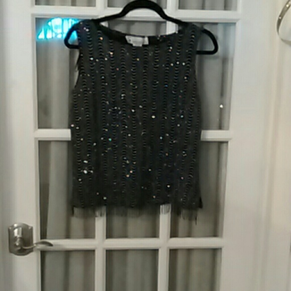 Sparkling cropped pants set - Picture 5 of 7